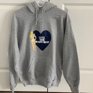 Penn state “Boys lie” theme decal on hoodie
